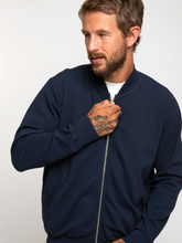 Load image into Gallery viewer, Sol Angeles Mens Quilted Bomber Jacket in Indigo - FINAL SALE