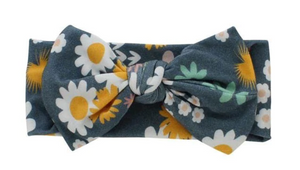 Emerson And Friends Kid's Blue Daisy Bamboo Headband