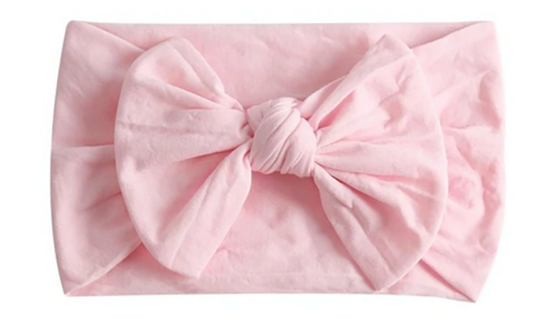 Emerson And Friends Kid's Pink Nylon Baby Headband