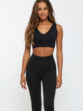 Load image into Gallery viewer, Sol Angeles Waves Active Bra in Black - FINAL SALE