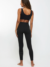 Load image into Gallery viewer, Sol Angeles Waves Active Bra in Black - FINAL SALE