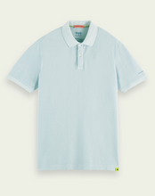 Load image into Gallery viewer, Scotch &amp; Soda Mens Garment Dyed Washed Pique Polo In Organic Cotton - FINAL SALE