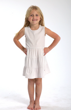 Load image into Gallery viewer, Sol Angeles Kids Mesh Tier Dress in Ecru - FINAL SALE