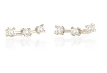 Load image into Gallery viewer, Kris Nations Orion&#39;s Belt Stud Earrings - Sterling Silver