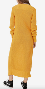 Free People It's Alright Cardi in Golden Apricot Combo - FINAL SALE