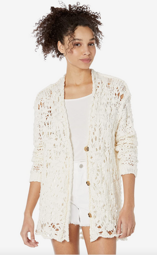 Free People Imelda Cardi in Cream - FINAL SALE