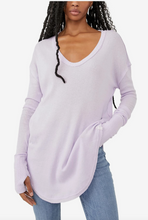 Load image into Gallery viewer, Free People Colby L/S Tee in Lilac - FINAL SALE
