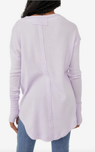 Load image into Gallery viewer, Free People Colby L/S Tee in Lilac - FINAL SALE