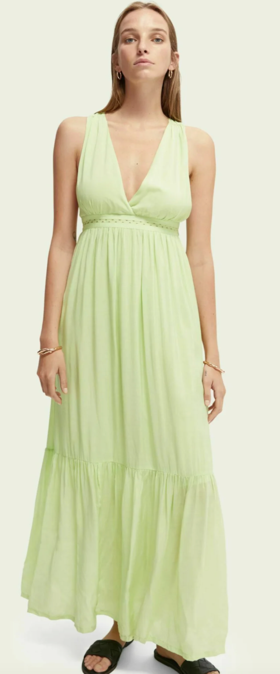 Scotch and soda green dress deals