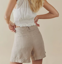 Load image into Gallery viewer, Free People Chelsea Linen Short in Sand - FINAL SALE