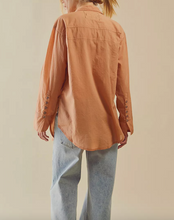 Load image into Gallery viewer, Free People Sheer Luck Shirt in Wood Chimes - FINAL SALE