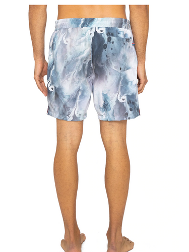 Sol Angeles Mens Marble Swirl Swim Short