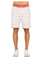 Load image into Gallery viewer, Sol Angeles Mens Stripe Boucle Short in Natural - FINAL SALE