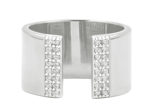 FREIDA ROTHMAN Radiance Open Cuff RIng
