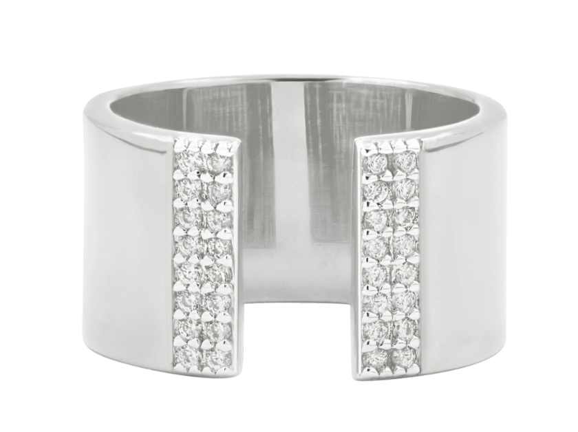 FREIDA ROTHMAN Radiance Open Cuff RIng