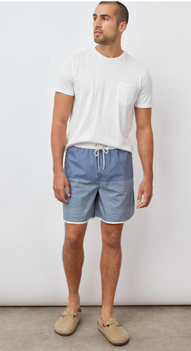 Rails Rubix Short in Blue Hombre