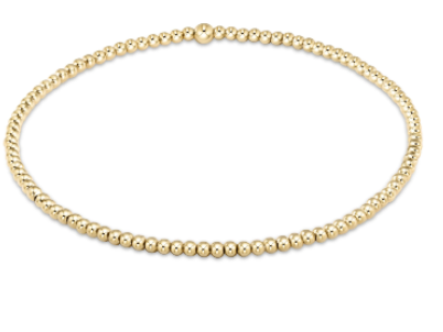 enewton Classic Gold 2mm Bead Bangle - FINAL SALE