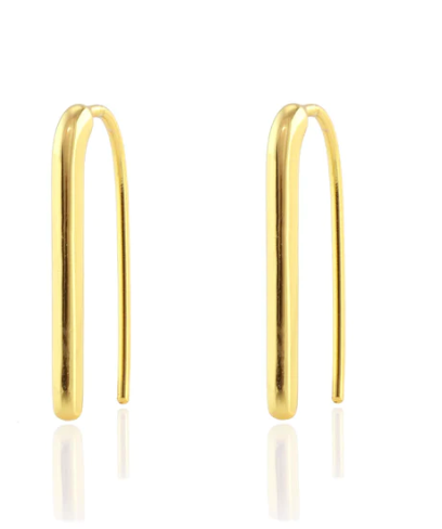 Kris Nations Arc Pull Through Earrings - Large