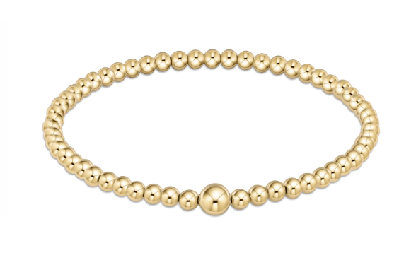 enewton Classic Gold 4mm Bead Bangle - FINAL SALE