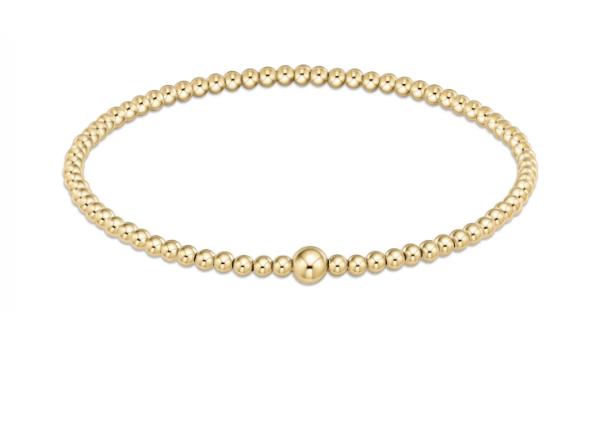 enewton Classic Gold 3mm Bead Bangle - FINAL SALE