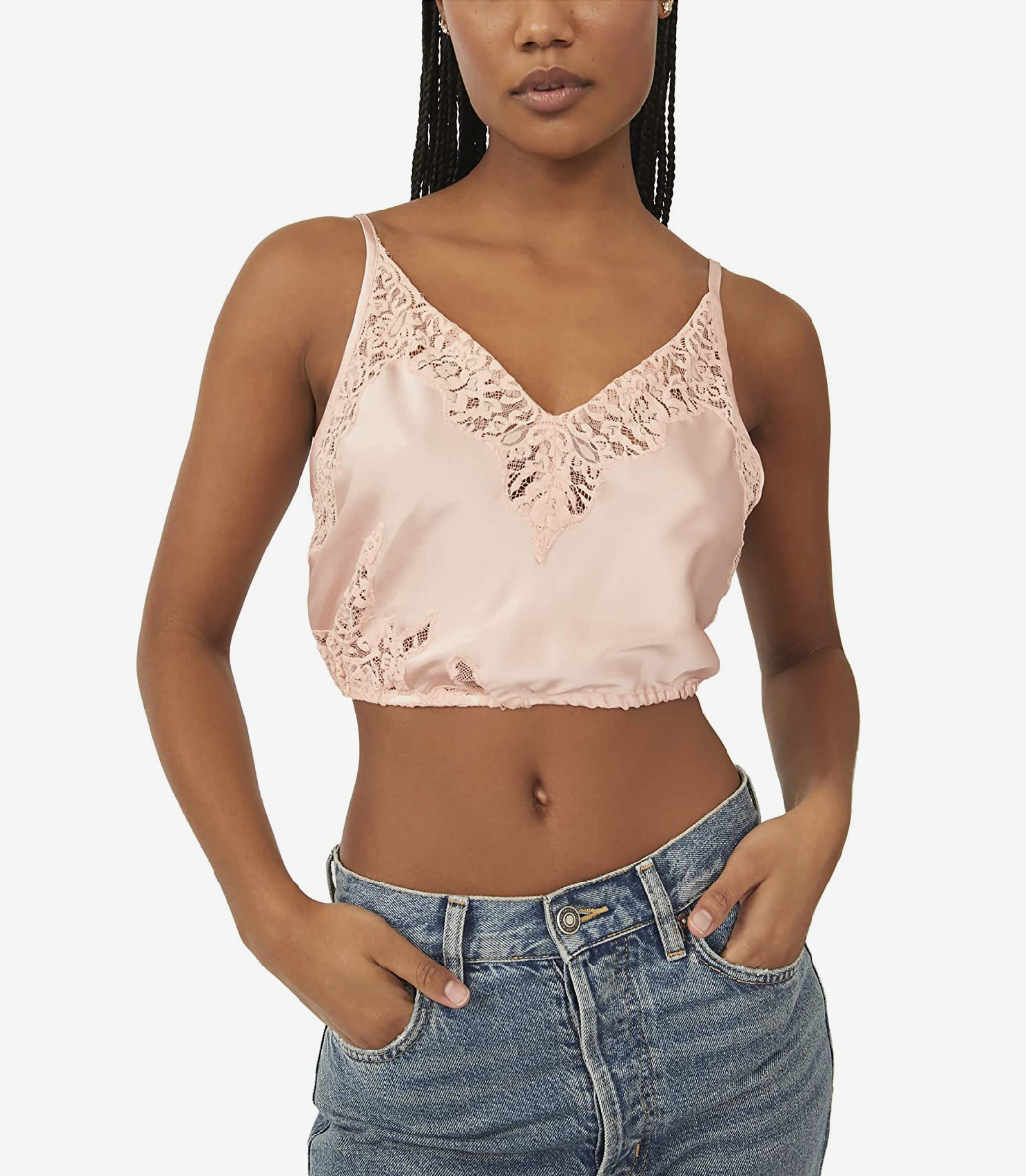Free People Night Out Blouson in Rose Pink - FINAL SALE