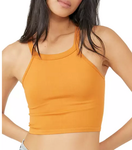 Free People Bella Seamless Rib Tank in Honey Eyed