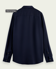 Load image into Gallery viewer, Scotch &amp; Soda Mens Regular Fit Lyocell Shirt in Navy