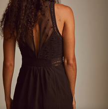 Load image into Gallery viewer, Free People Valencia Mini Dress in Black - FINAL SALE
