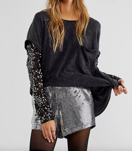 Load image into Gallery viewer, Free People Celine Tee in Black - FINAL SALE