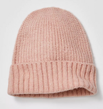 Load image into Gallery viewer, Free People Winnie Waffle Cuff Beanie in Peony