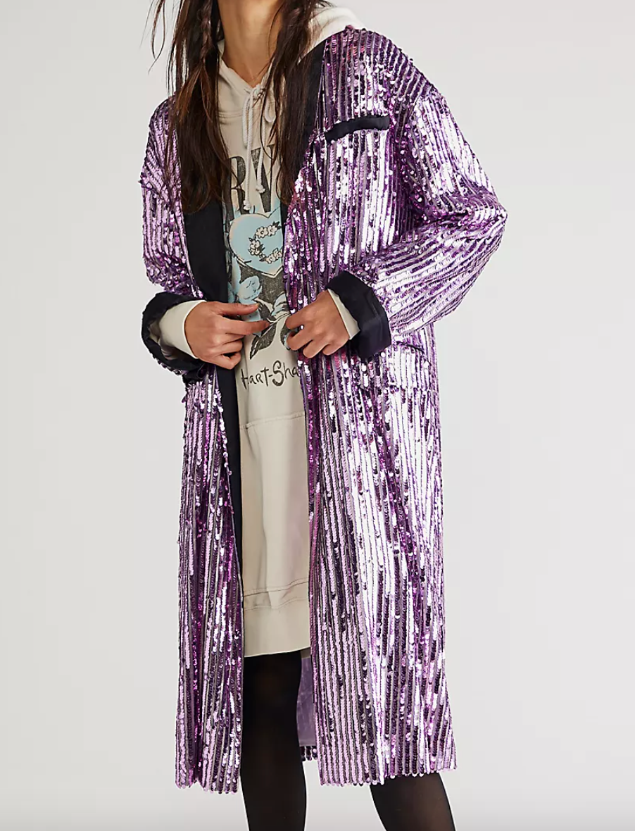 Free People Ella Duster in Orchid Dust Combo - FINAL SALE