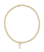 Load image into Gallery viewer, enewton Classic Gold 2mm Bead Bracelet - Gold Charm Initial