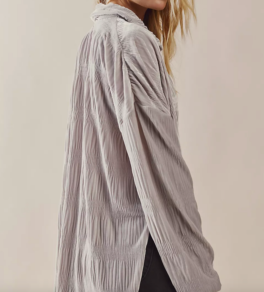 Free People My Best Top in Winter Fog - FINAL SALE