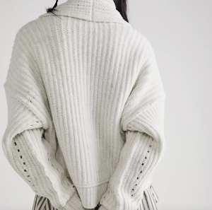 Free People Jackson Cardi in Ivory - FINAL SALE