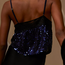 Load image into Gallery viewer, Free People Right Rhythm Sequin Cami in Midnight Combo - FINAL SALE