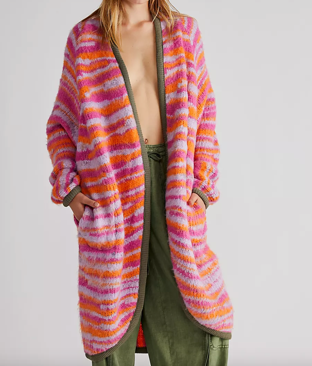 Free people 2025 cardigan sale
