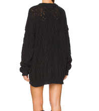 Load image into Gallery viewer, Free People Isla Cable Tunic in Black - FINAL SALE