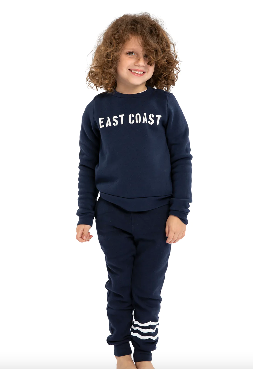 Sol Angeles Kids East Coast Pullover in Indigo - FINAL SALE