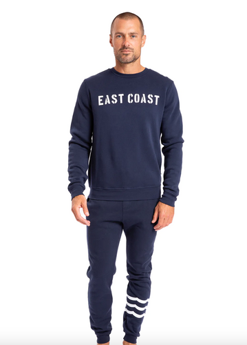 Sol Angeles Mens East Coast Pullover in Indigo