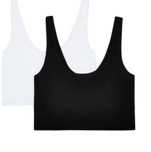 Load image into Gallery viewer, Skin Clio Crop Top in Black