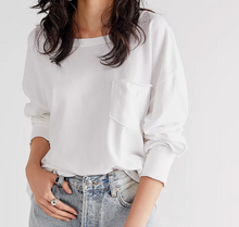 Load image into Gallery viewer, Free People Fade Into You Tee in Ivory