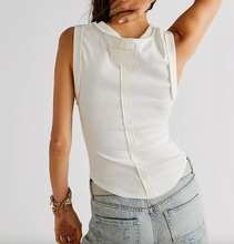 Load image into Gallery viewer, Free People Kate Tee in Ivory