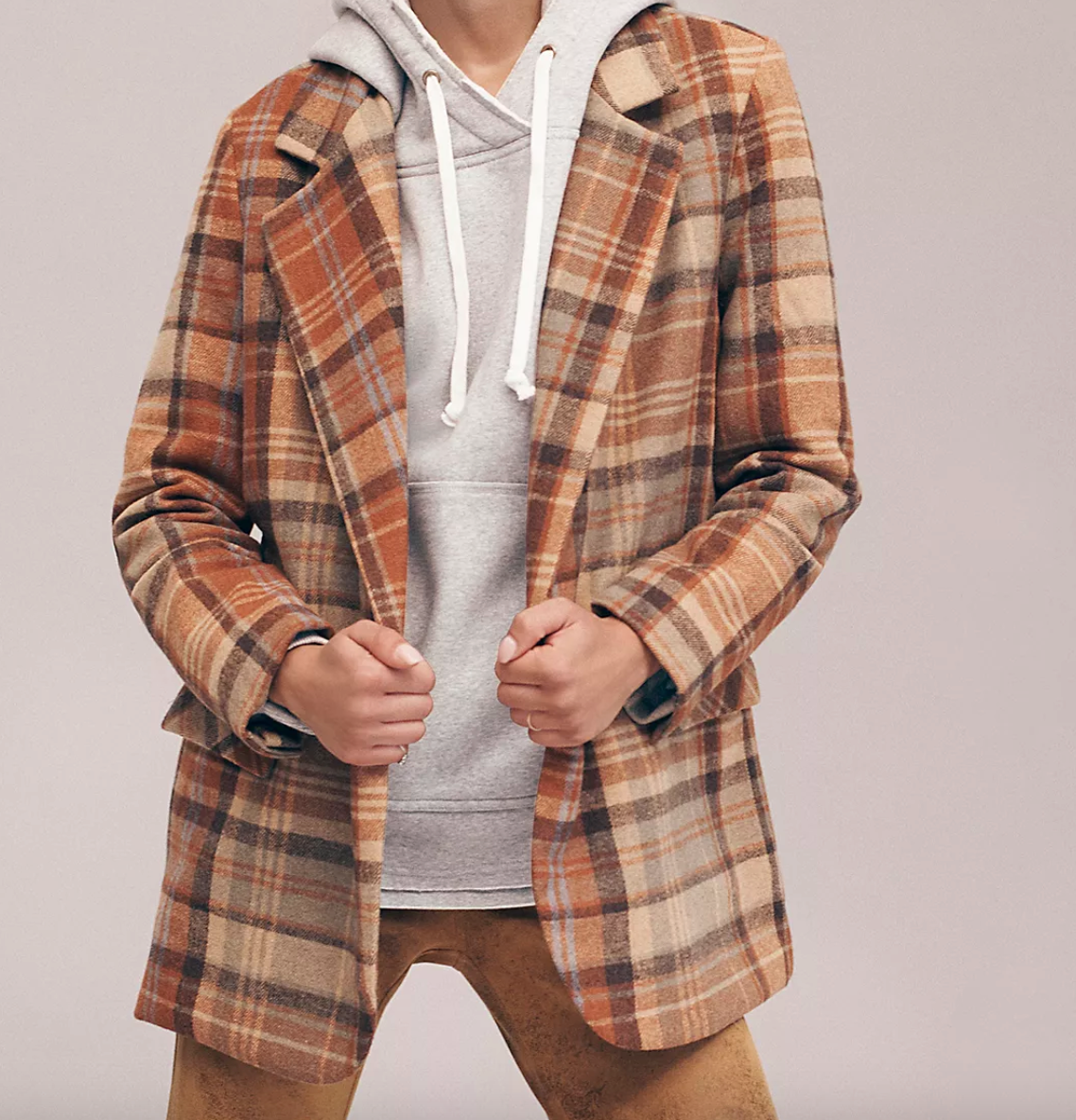 【Glowny】RUSSELL PLAID BLOUSON (BROWN PLAID) 12384_8318458079-our-legacy-