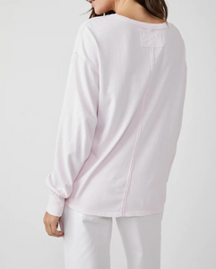 Free People Fade Into You Tee in Salt