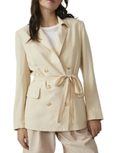 Load image into Gallery viewer, Free People Belted Olivia Blazer in Pebble