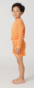 Sol Angeles Kids Loop Terry Pullover in Guava - FINAL SALE