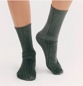 Free People Trixie Velvet Socks