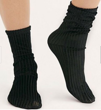 Load image into Gallery viewer, Free People Trixie Velvet Socks