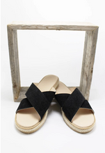 Load image into Gallery viewer, Ellison Cross Strap Sandals - FINAL SALE
