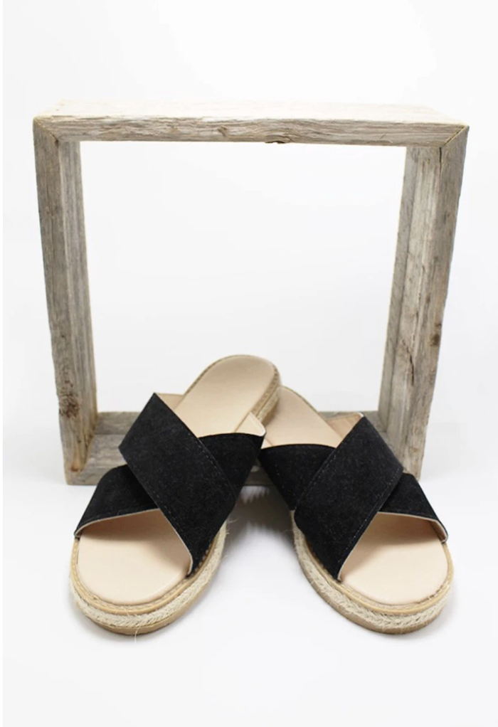 Ellison Cross Strap Sandals - FINAL SALE